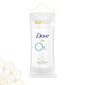 Dove 0% Aluminum Deodorant Stick for Sensitive Skin | Fragrance-Free 74g
