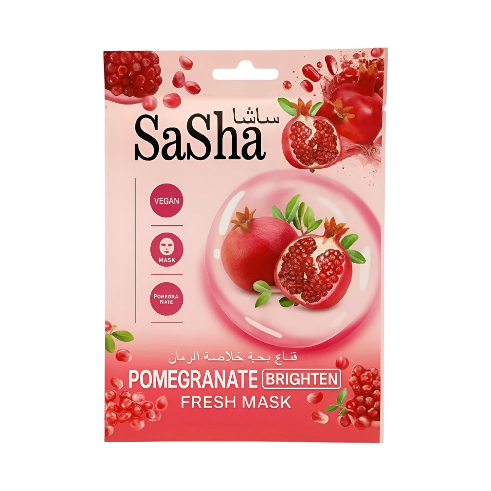 Sasha Face Mask With Pomegranate Extract