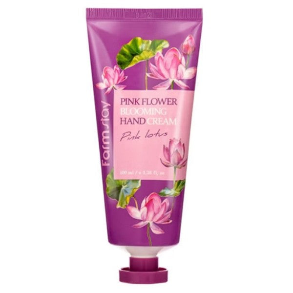 Farm stay hand cream 100ml with pink lotus
