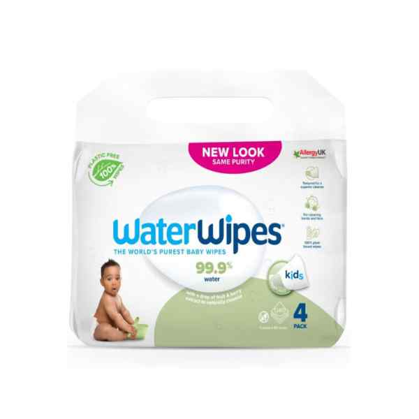 Water wipes baby wipes drop of fruit and berry extract 4×60