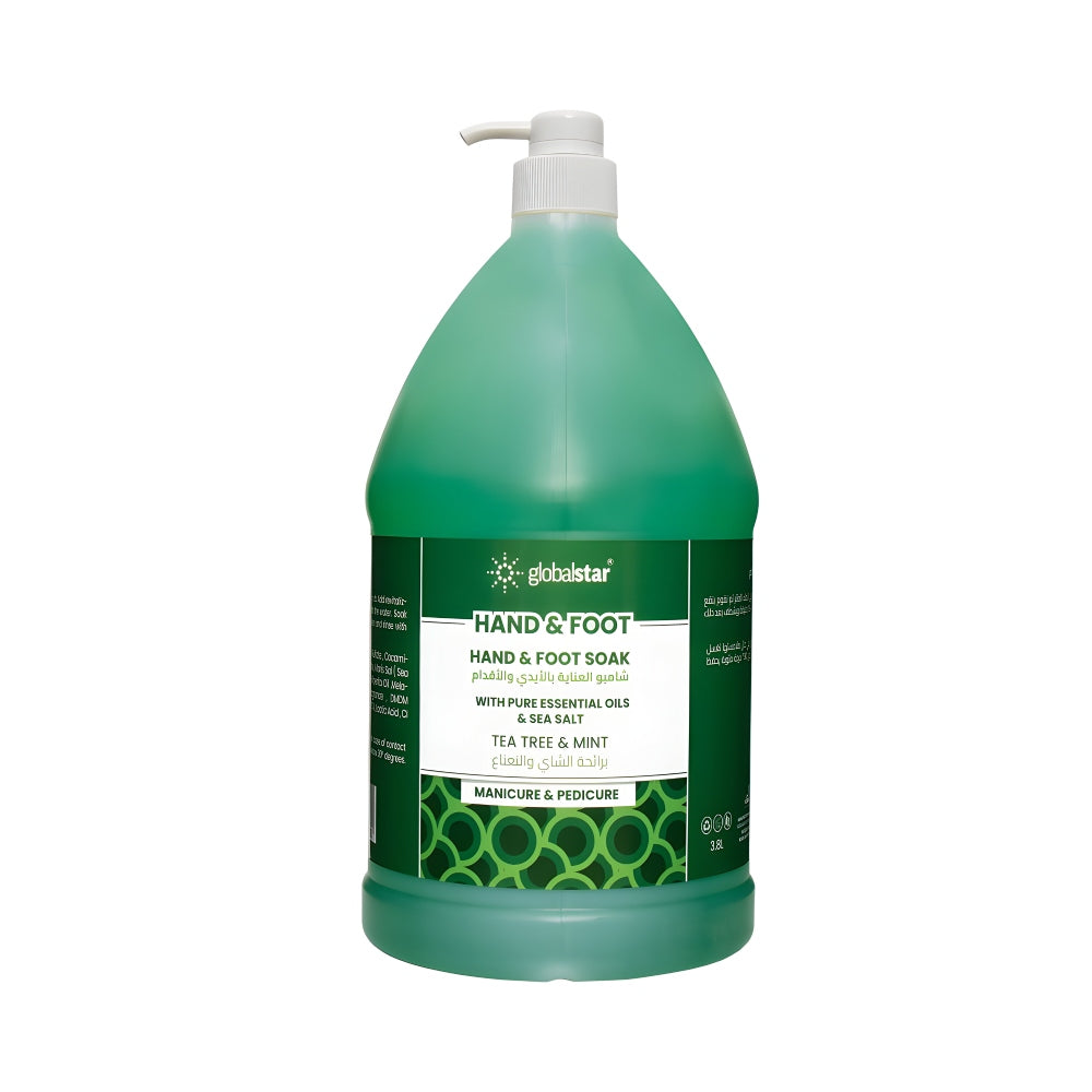 Global star hand and foot shampoo 3.80l care with tea and mint
