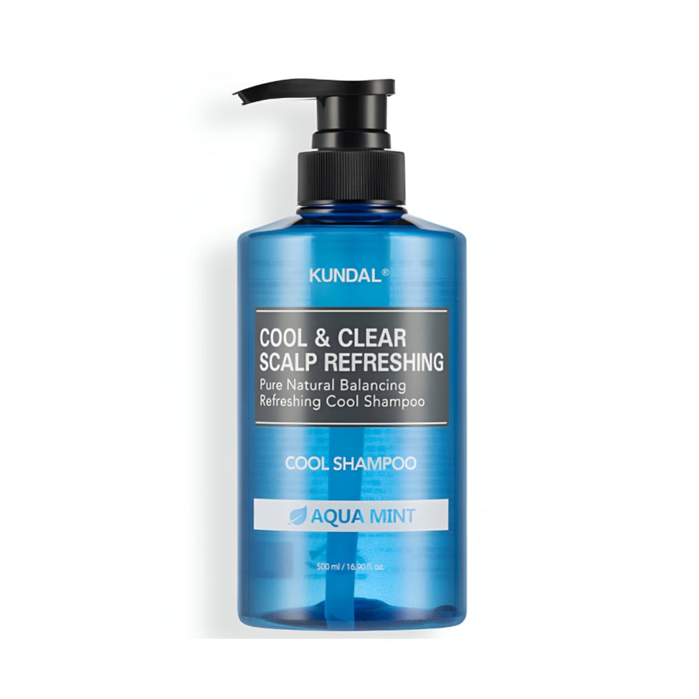 Kundal hair shampoo 500ml cool & clear scalp refreshing aqut mint