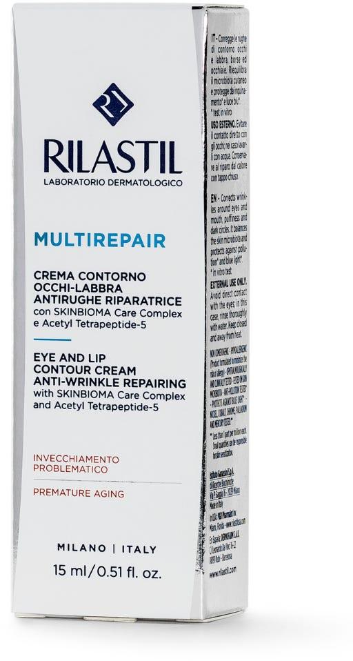 RILASTIL MULTIREPAIR EYE AND LIP CONTOUR CREAM ANTI WRINKLE REPAIRING 15ML