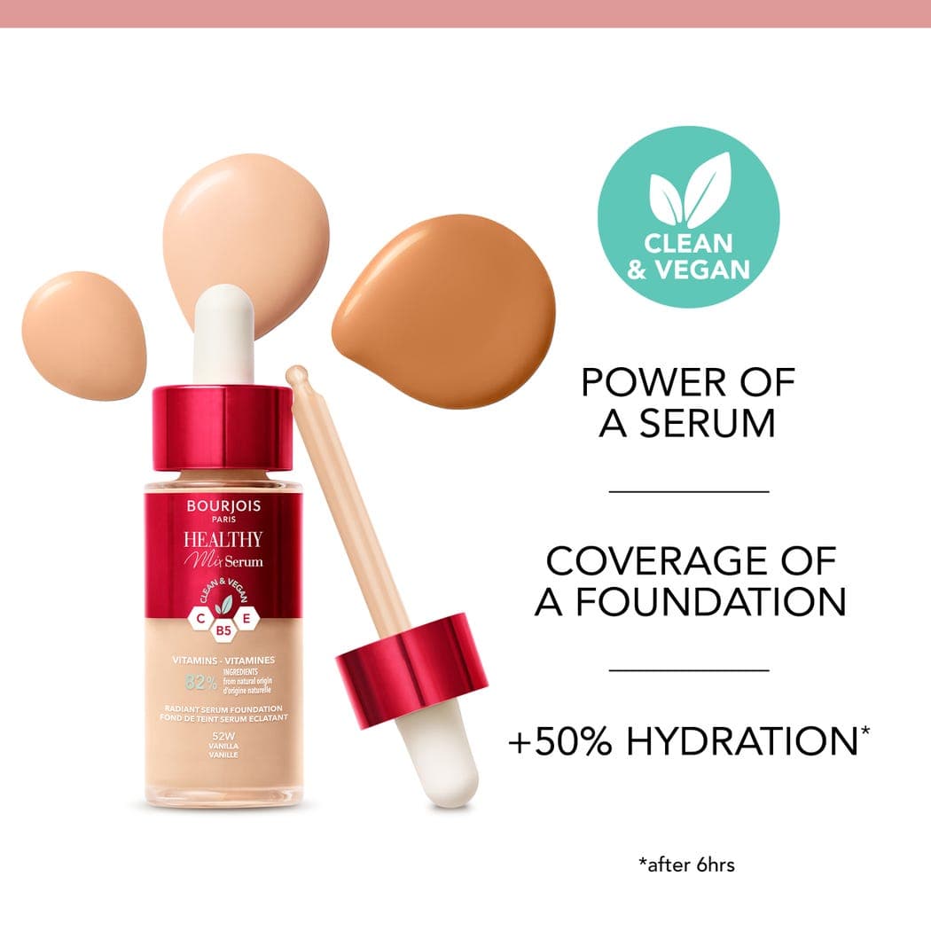 Bourjois Healthy Mix Serum Foundation - 51.2 Golden Vanilla
