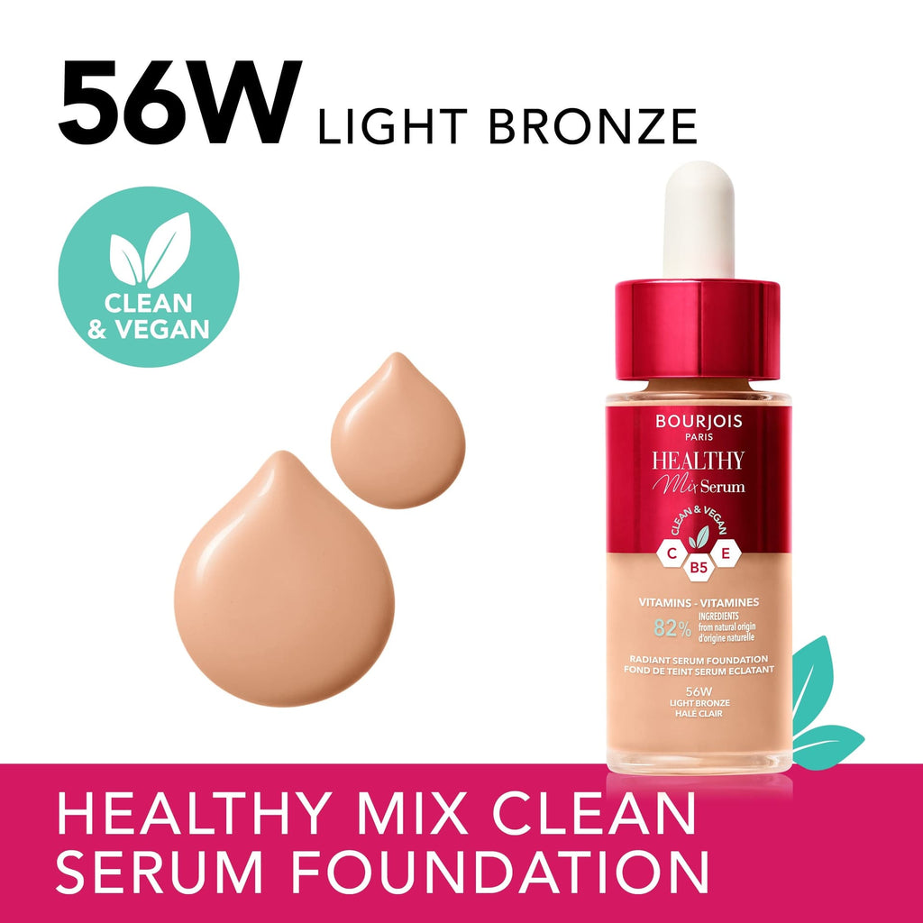 Bourjois Healthy Mix Serum Foundation - 56 Light Bronze