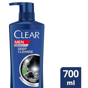 Clear Hair Shampoo Deep Cleanse With Charcoal Plus Mint 700 Ml