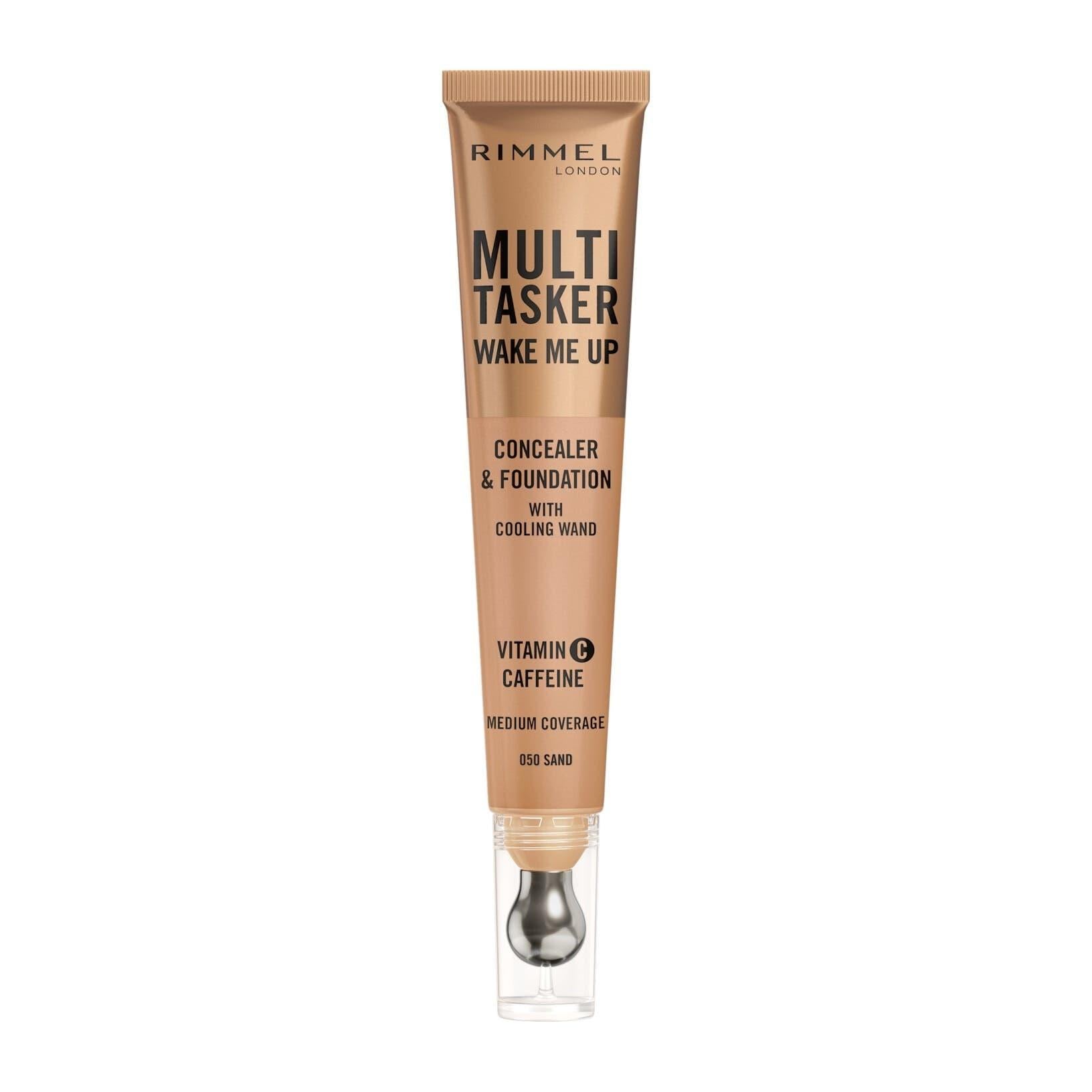 RIMMEL MULTITASKER WAKE ME UP FOUNDATION and CONCEALER 050 SAND