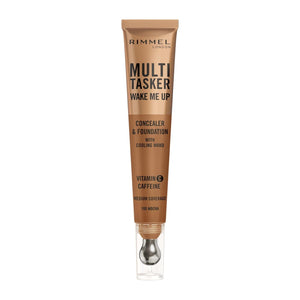 RIMMEL MULTITASKER WAKE ME UP FOUNDATION and CONCEALER 100 MOCHA