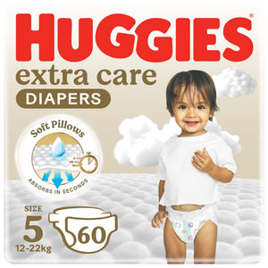 Huggies Extra Care Size 5 12 22 kg Jumbo Pack 60 Diapers