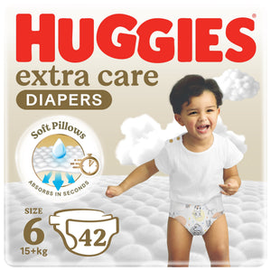 Huggies Extra Care Size 6 15 plus kg Jumbo Pack 42 Diapers