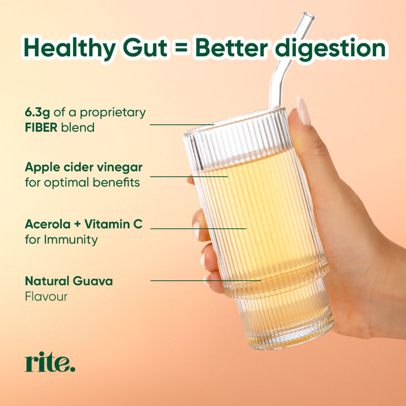 Rite Gut Health Guava Probiotic Drink 15 Sachets