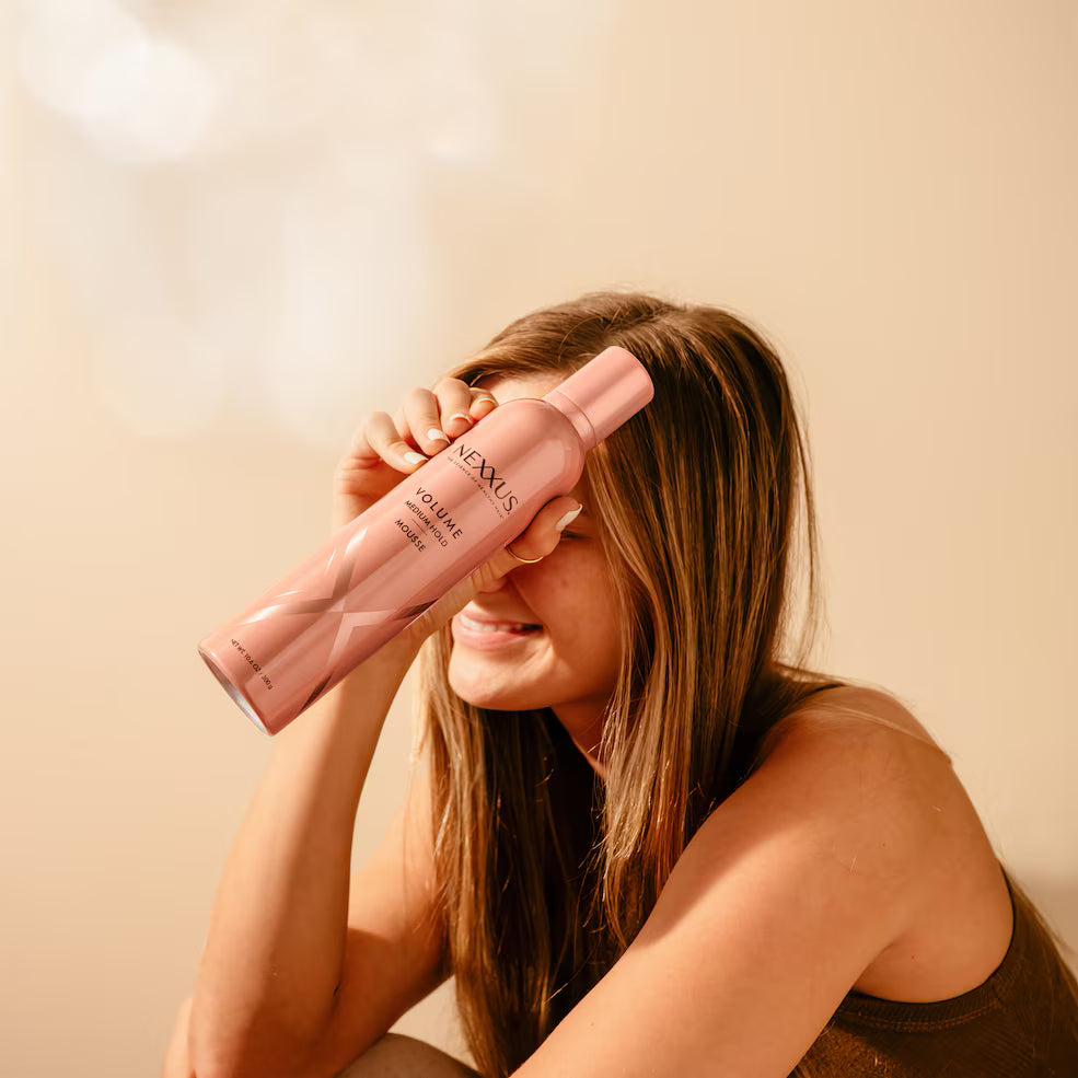 Nexxus Mousse Plus Volumizing Foam | Lightweight Hair Lift for Fine Hair