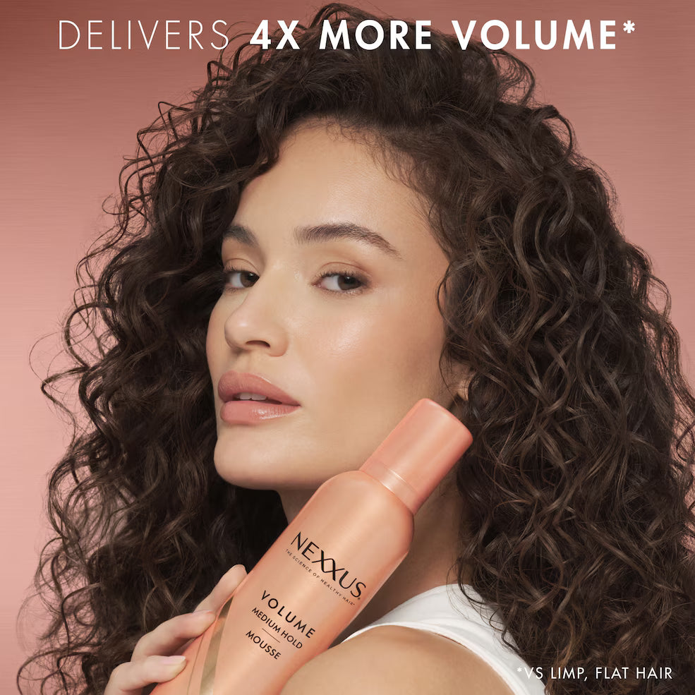 Nexxus Mousse Plus Volumizing Foam | Lightweight Hair Lift for Fine Hair