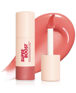 make up for ever super boost lip gloss – juicy peach (coral) – moisturizing & plumping lip gloss