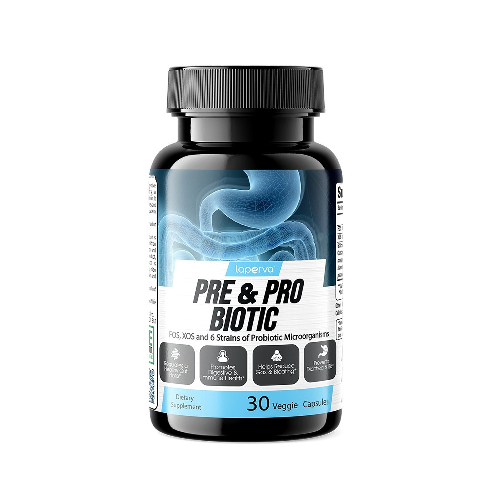 Laperva Pre & Pro Biotic, 30 Veggie Capsules