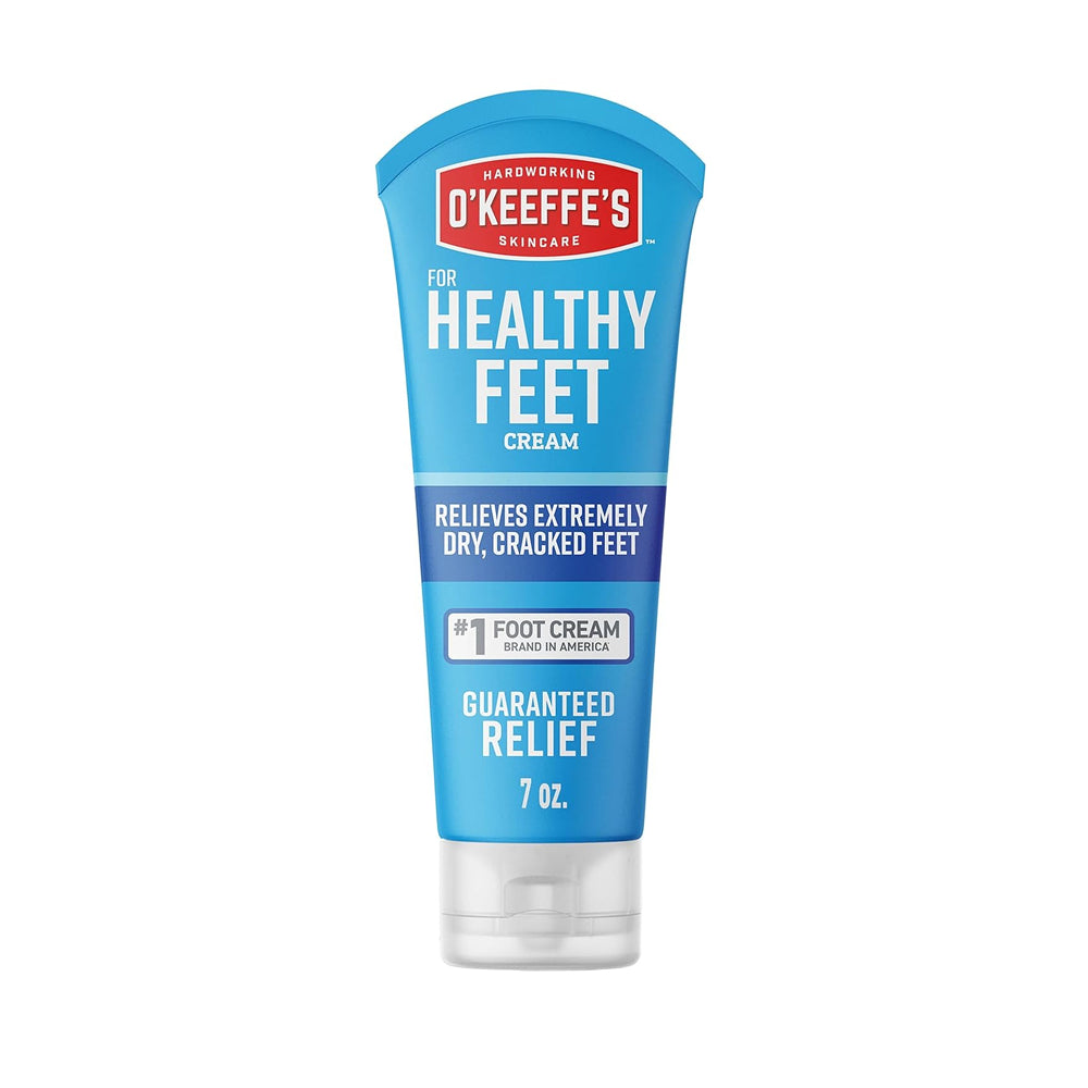 كريم O'Keeffe's Healthy Feet – أنبوبة 198g للقدمين بتقشير وترطيب