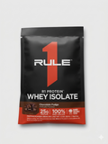 R1  protein whey isolate chocolate fudge sample packet
