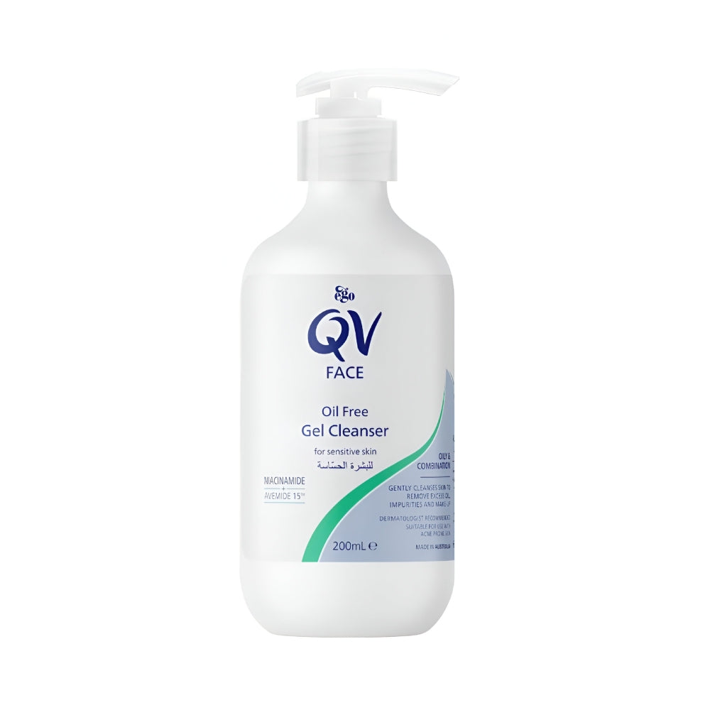 QV Face Wash  Gel  200ml Oil-Free For Sensitive Skin