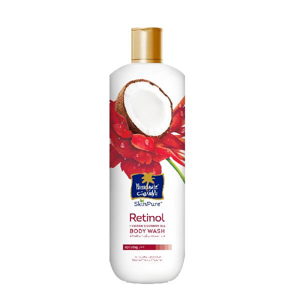 Parachute body wash 400ml skin pure retinol