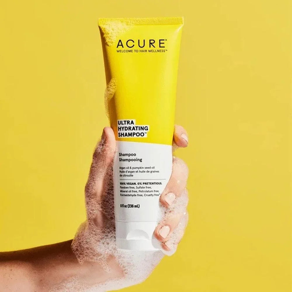 Acure Ultra Hydrating Shampoo – Argan & Pumpkin for Dry Hair, 236ml