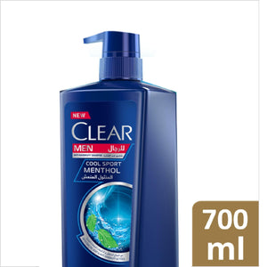 Clear Hair Shampoo Anti Dandruff men 700 ml cool sport menthol