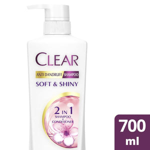 Clear Hair Shampoo Anti Dandruff women 700 ml softandshiny