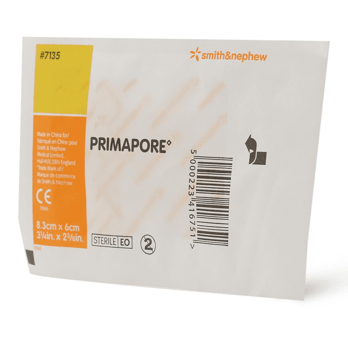 PRIMAPORE - POST-OPERATIVE ADHESIVE DRESSINGS, STERILE - 8.3CM X 6CM - PACK OF 50