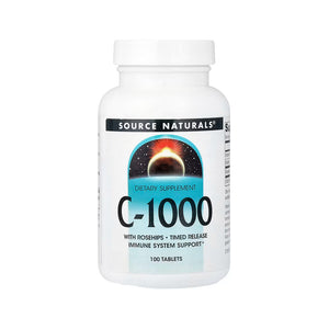 Source Naturals Vitamin C 1000 with Rose Hips Time Release - 100 Tablets