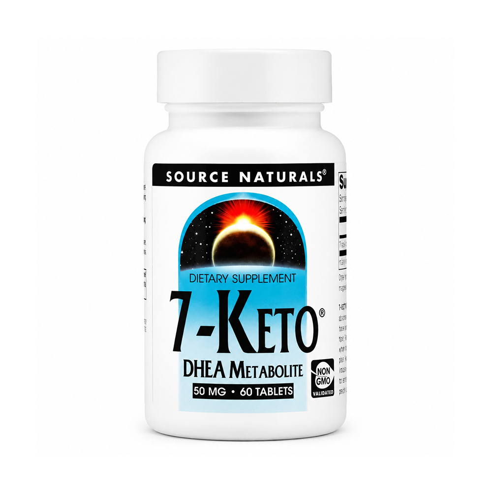 Source Naturals 7 Keto DHEA, 50 mg, 60 Tablets