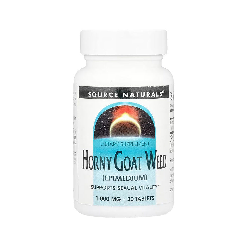 Source Naturals Horny Goat Weed Epimedium 1000mg - 30 Tablets