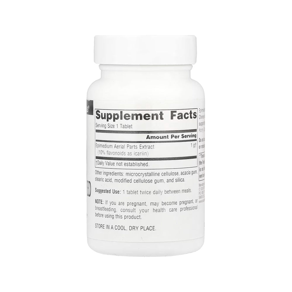 Source Naturals Horny Goat Weed Epimedium 1000mg - 30 Tablets