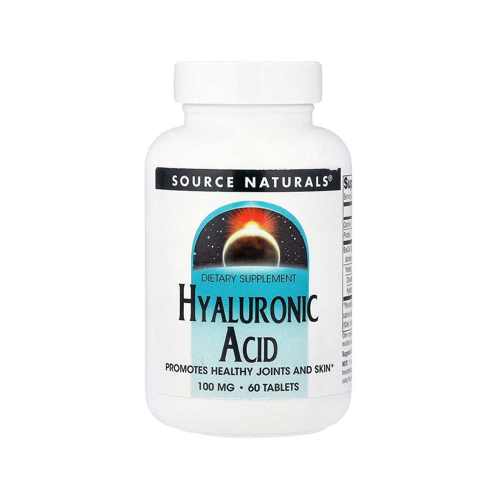 Source Naturals Hyaluronic Acid 100mg - 60 Tablets
