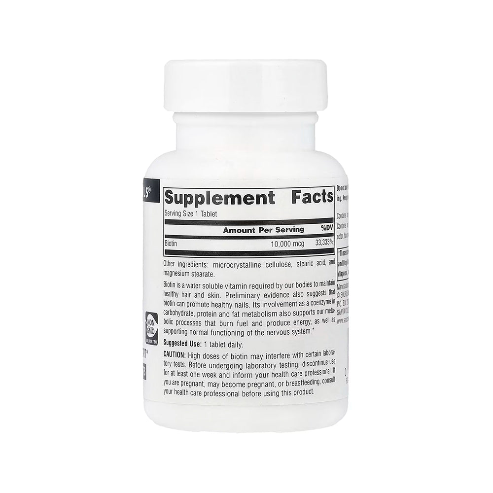 Source Naturals Biotin 10,000mcg - 120 Tablets