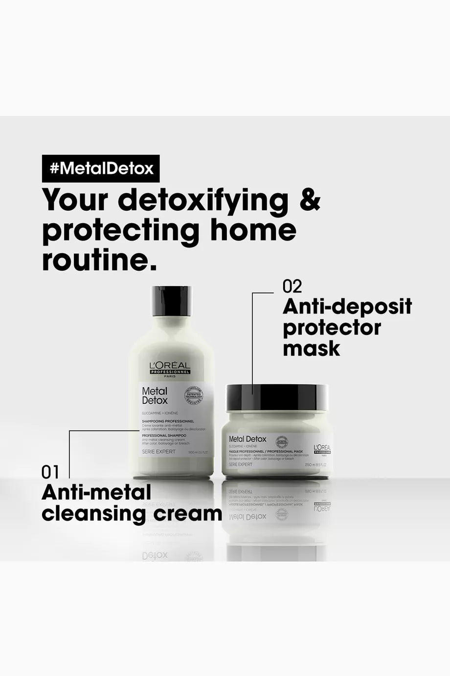 L'Oréal Professionnel Metal Detox Glicoamine + Ionene Professional Mask 250ml