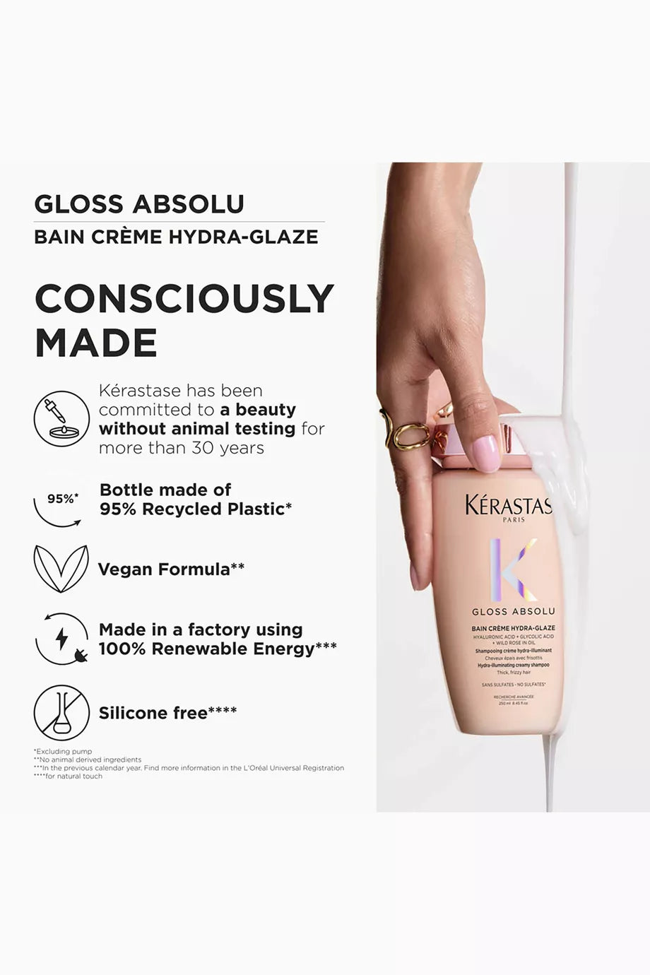Kérastase Gloss Absolu Bain Creme Hydra-Glaze Shampoo 250ml