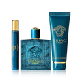 Versace Eros Set 3Pcs (Men) Parfum 100ml + Parfum Travel 10ml + Shower Gel 150ml