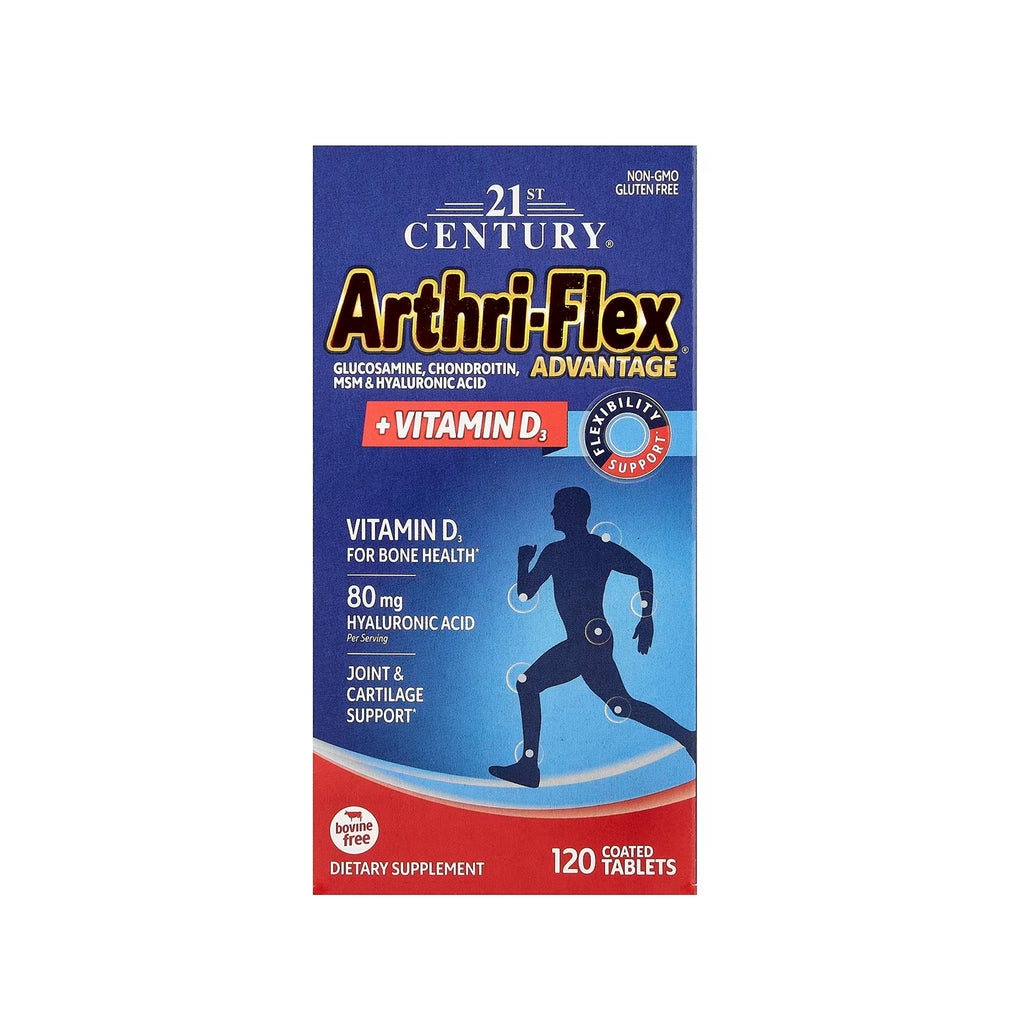 21st Century Arthri-Flex +فيتامين د - 120 قرص مغلف