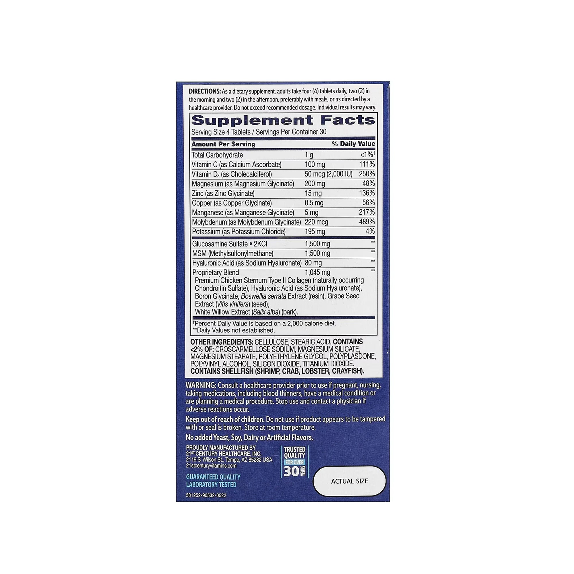 21st Century Arthri-Flex +Vitamin D - 120 Coated Tablets