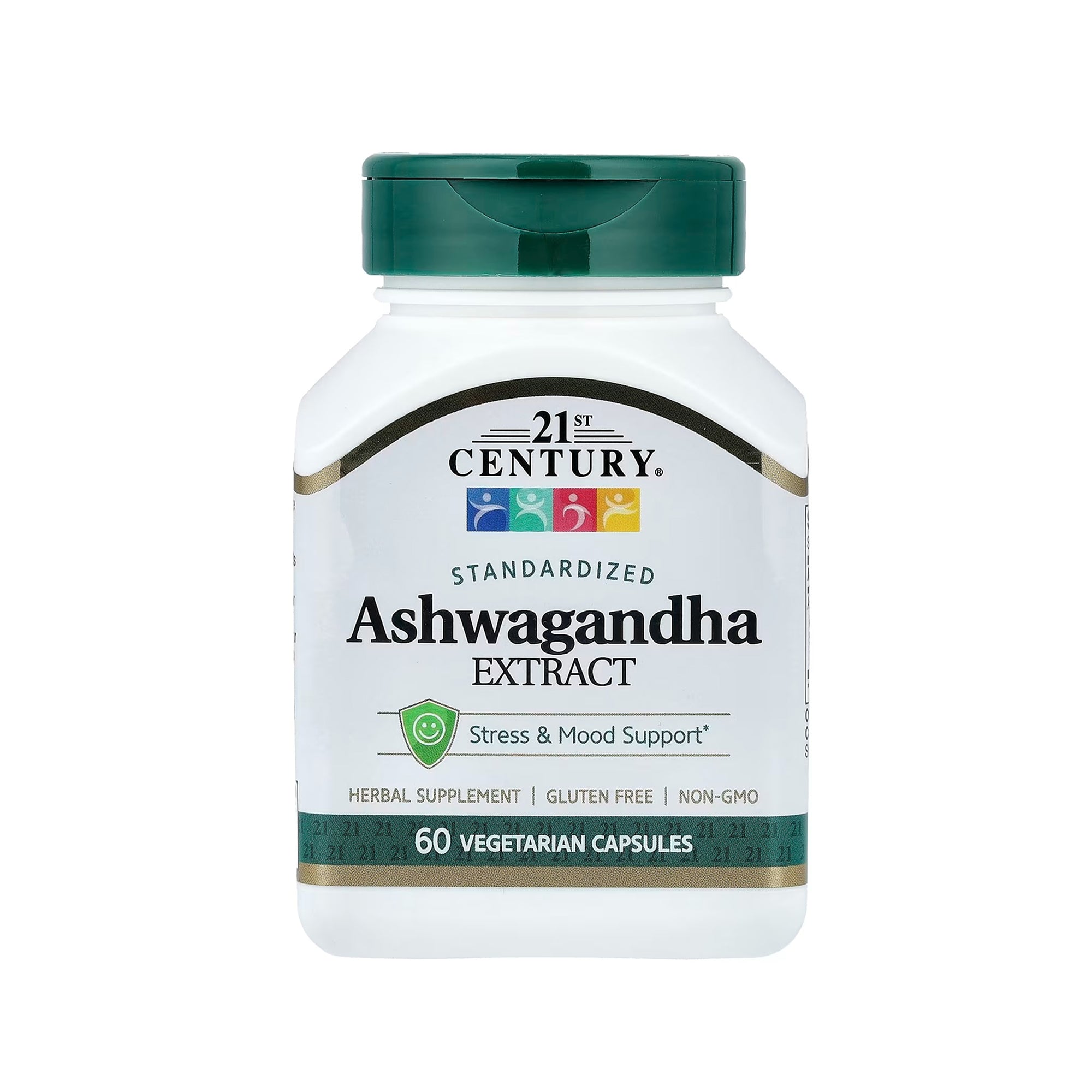 21st Century Ashwagandha Extract 500 mg - 60 Vegetarian Capsules