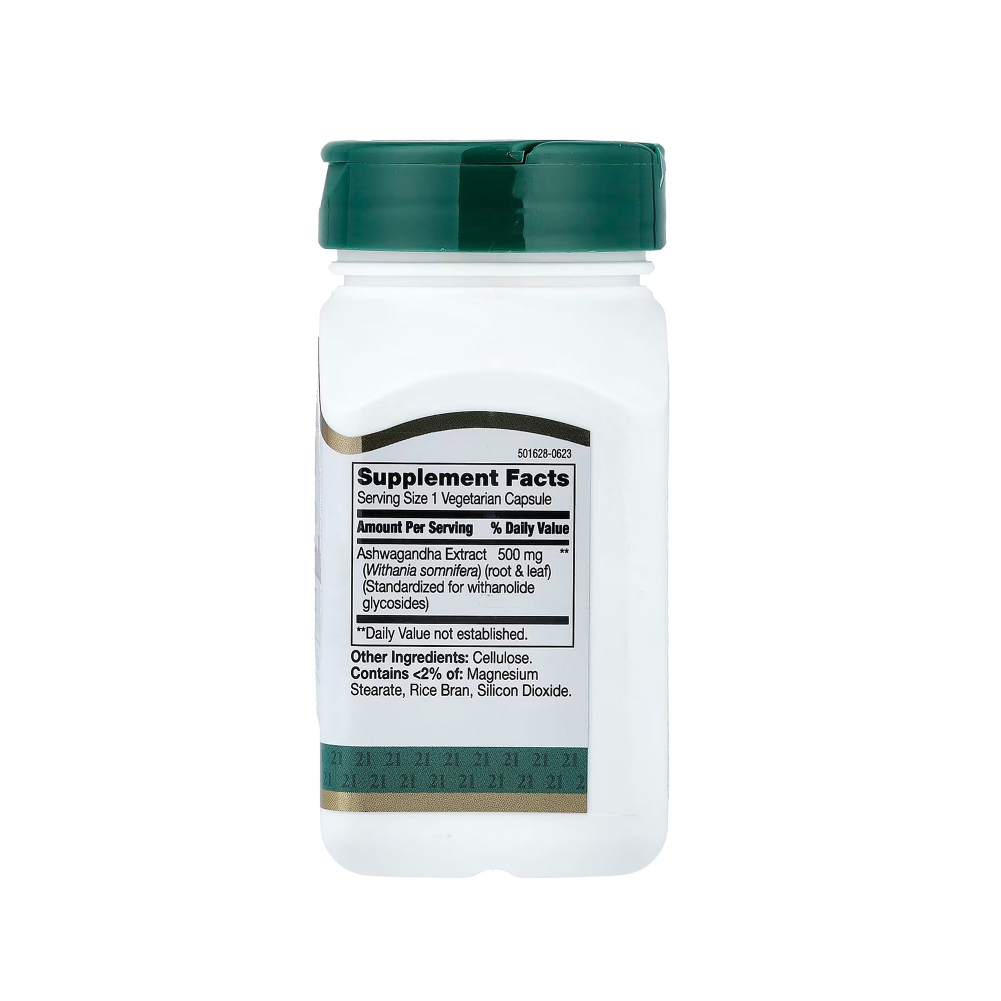 21st Century Ashwagandha Extract 500 mg - 60 Vegetarian Capsules