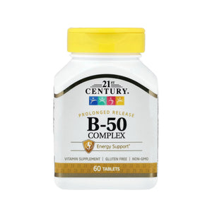 21st Century B-50 Complex Prolonged Release -  60 Tablets