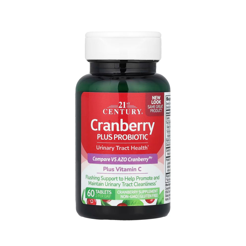 21st Century Cranberry Plus Probiotic -  60 Tablets