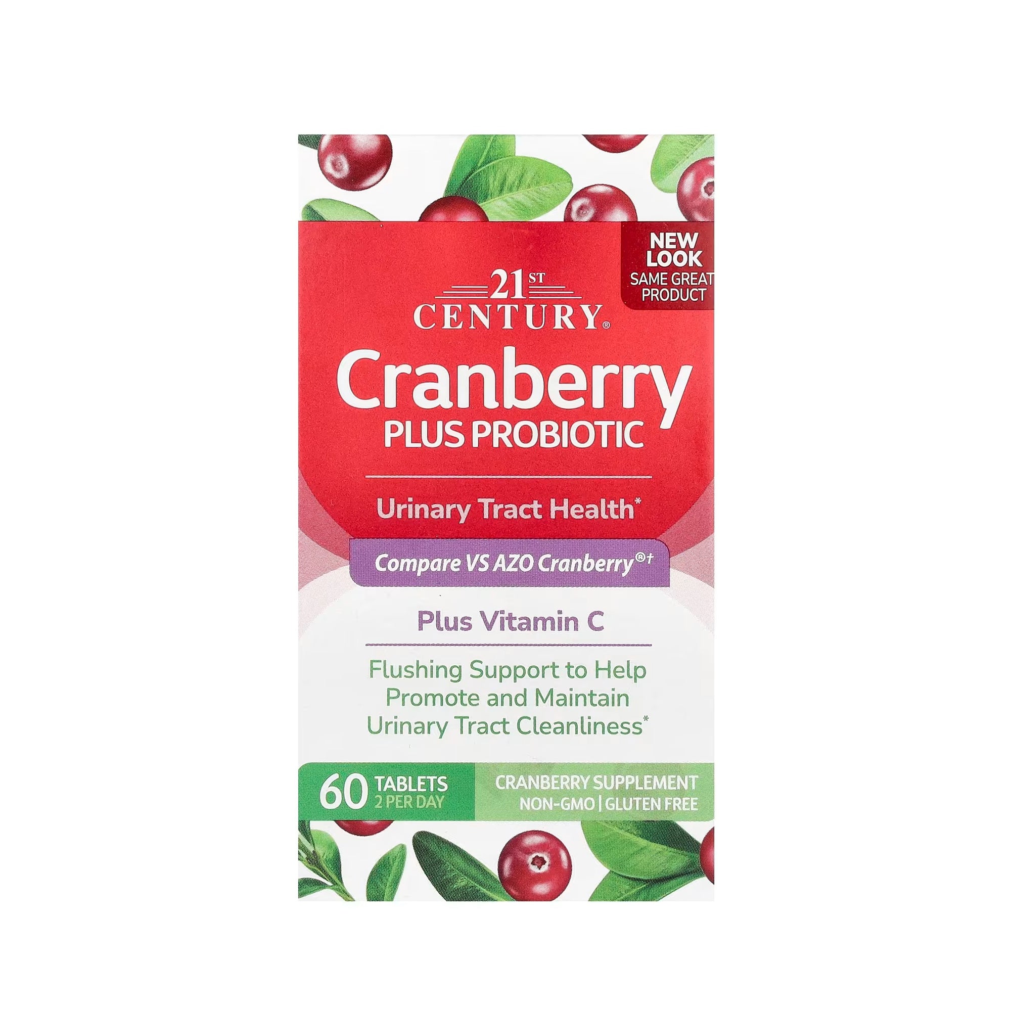 21st Century Cranberry Plus Probiotic -  60 Tablets