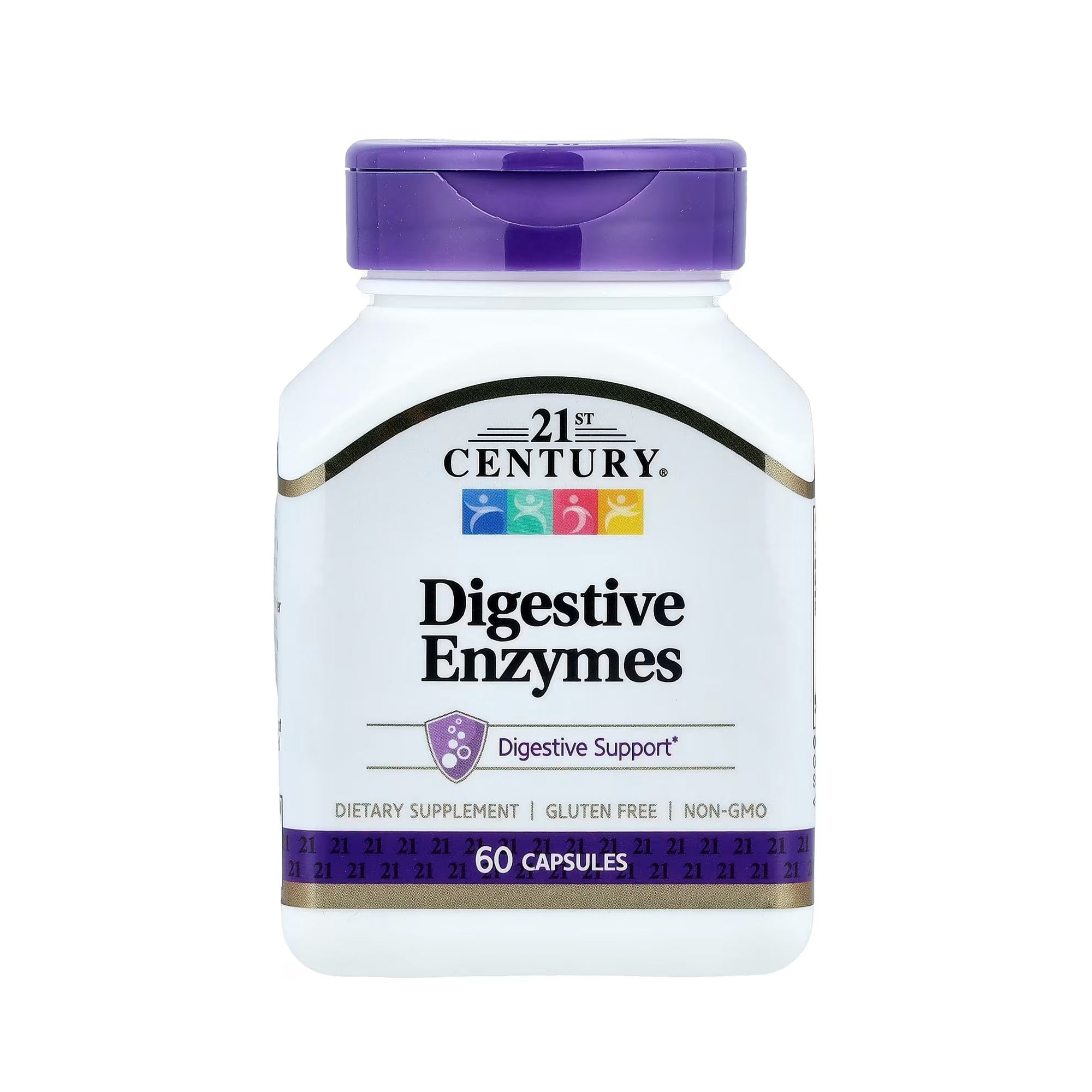 21st Century Digestive Enzymes - 60 Capsules