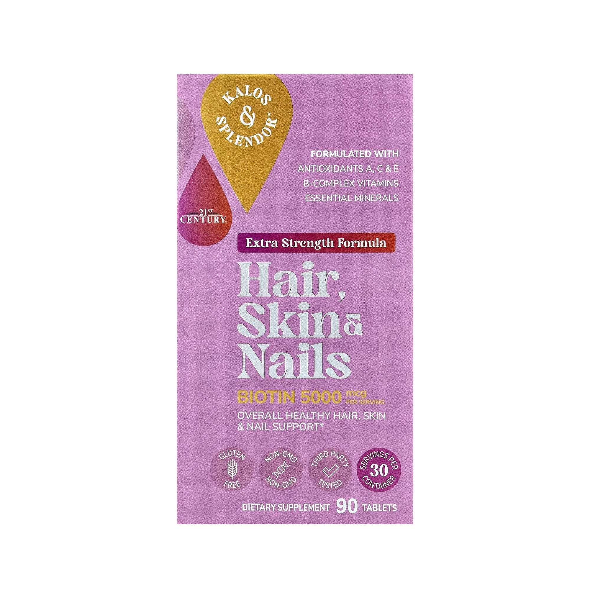 21st Century Hair, Skin & Nails Extra Strength - 90 Tablets