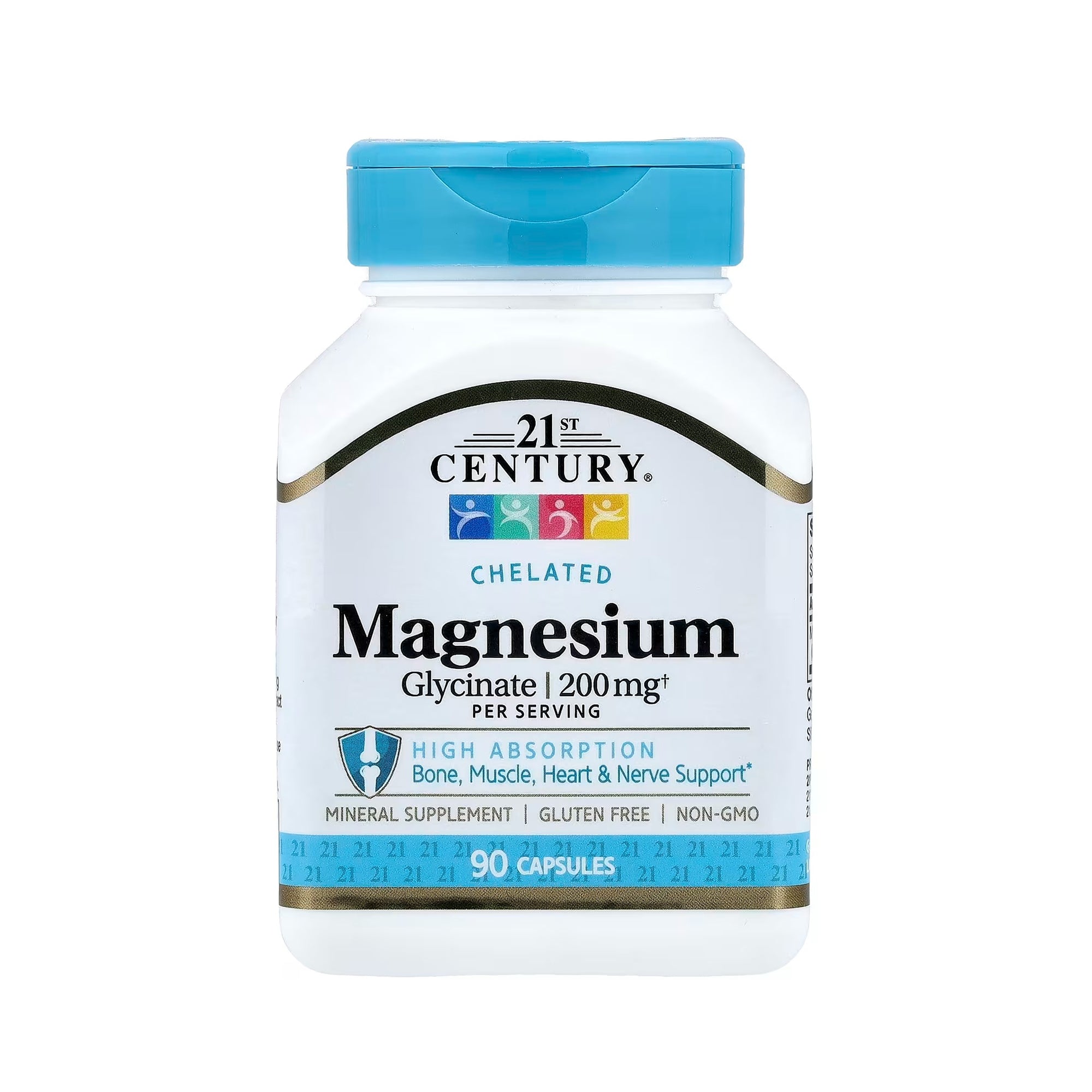 21st Century Magnesium Glycinate 200mg - 90 Capsules