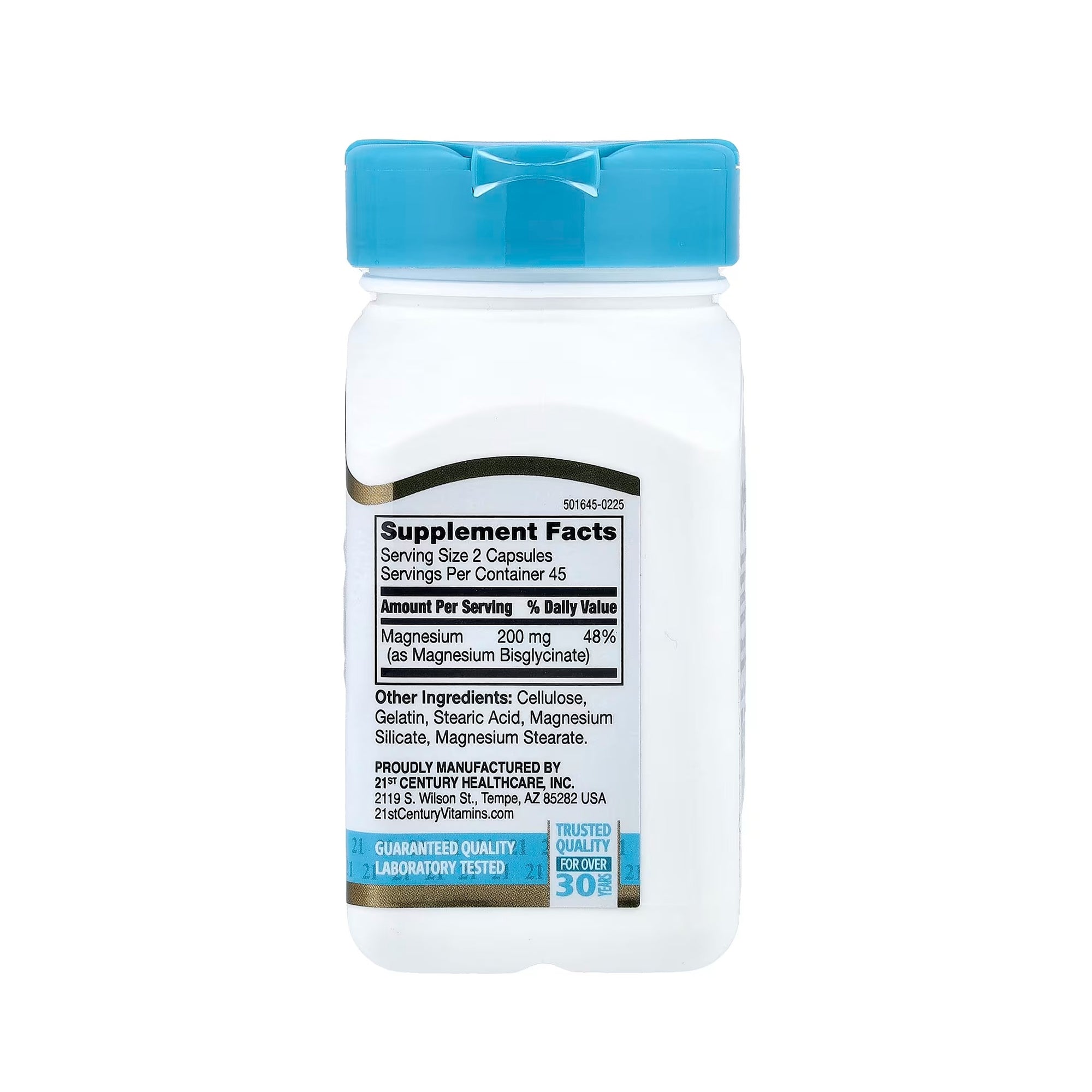21st Century Magnesium Glycinate 200mg - 90 Capsules