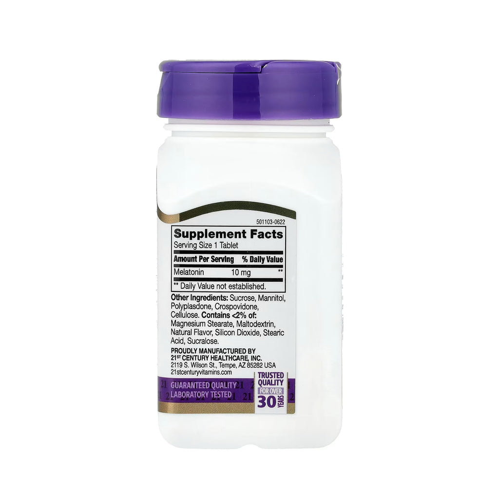 21st Century Melatonin 10 mg Quick Dissolve - 120 Count