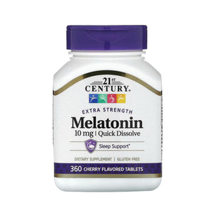 21st Century Melatonin 10 mg Quick Dissolve - 360 Cherry Flavored Tablets