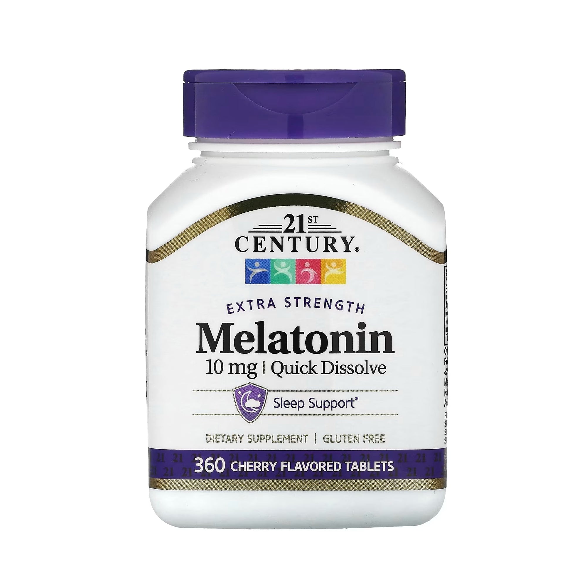 21st Century Melatonin 10 mg Quick Dissolve - 360 Cherry Flavored Tablets